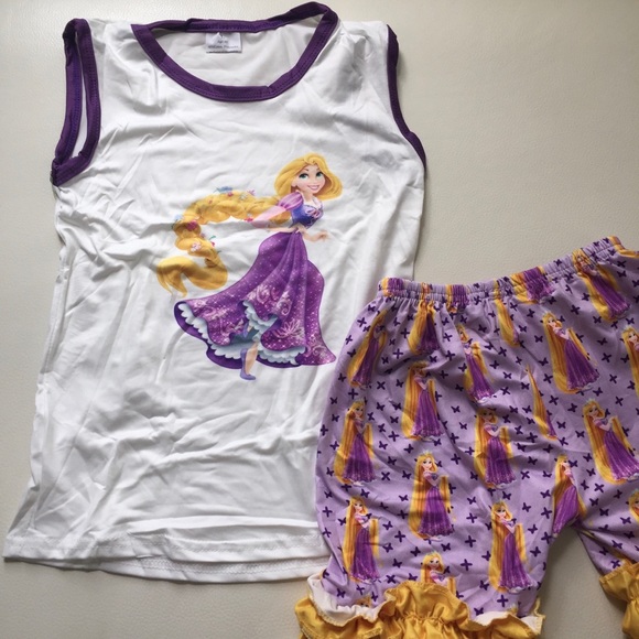 Rapunzel Cute short top Set - Picture 2 of 6